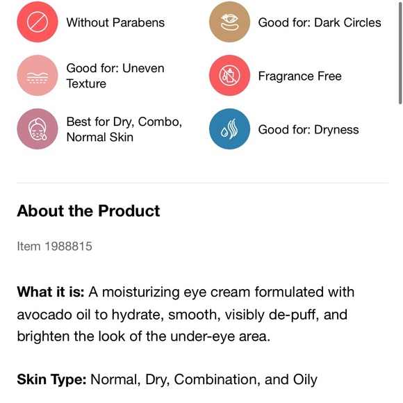 Kiehl's Creamy Eye Treatment with Avocado - White and Green - Picture 5 of 5